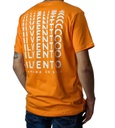 CAMISETA NARANJA ILVENTO CIRCULAR BLANCO HOMBRE