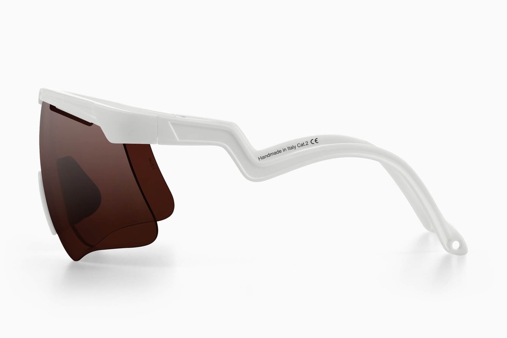 Gafas Alba Optics Delta Blanca - Vinotinto