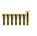 Kit Tornillos Potencia Avellanado Dorado